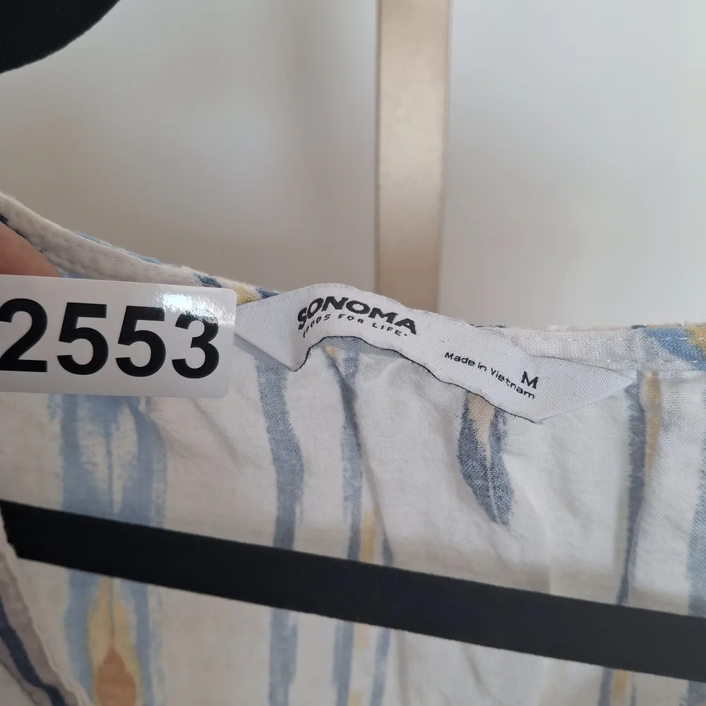 Sonoma Blue and Yellow‎ Striped Tank Top - Picture 5 of 5